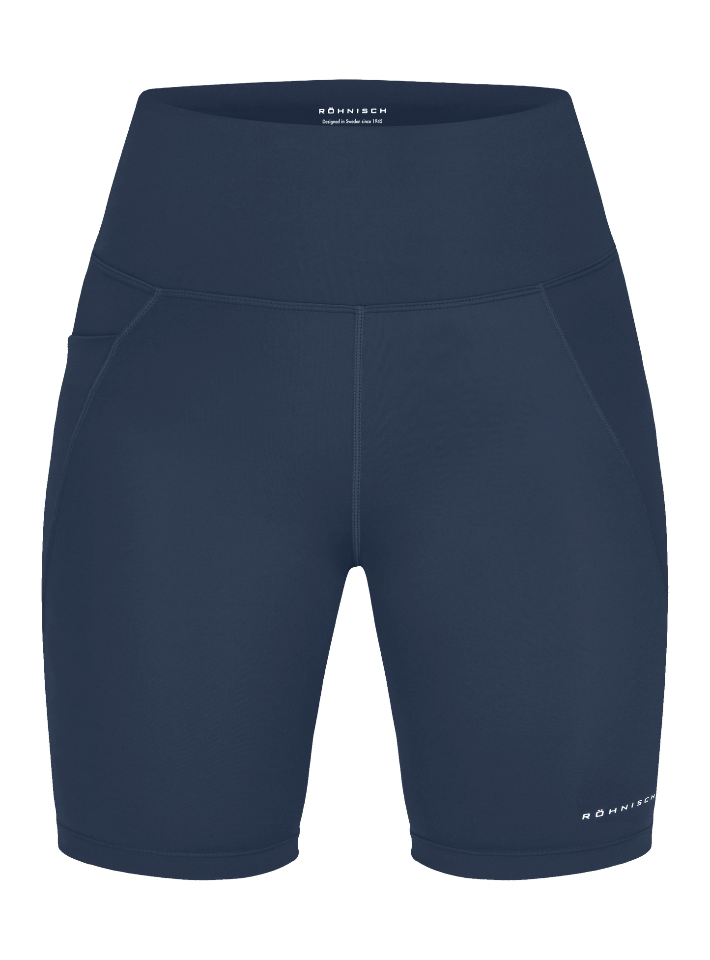 flattering high waist tights - space navy