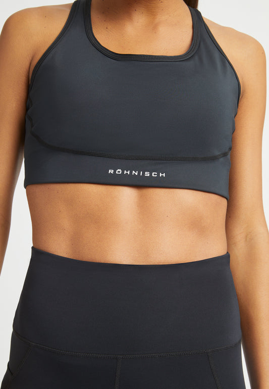 flattering sportsbra - black