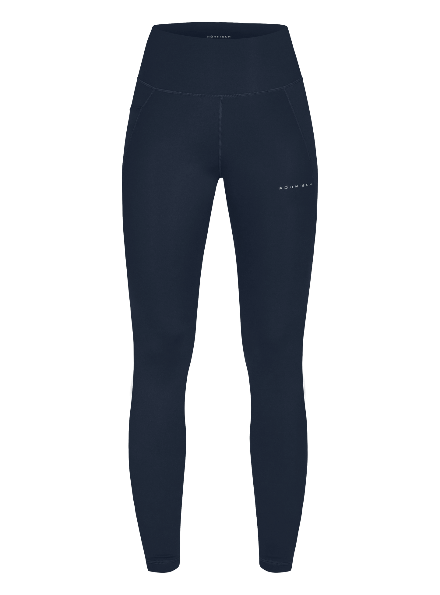 flattering high waist tights - space navy