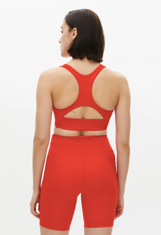 flattering sportsbra - fiery red