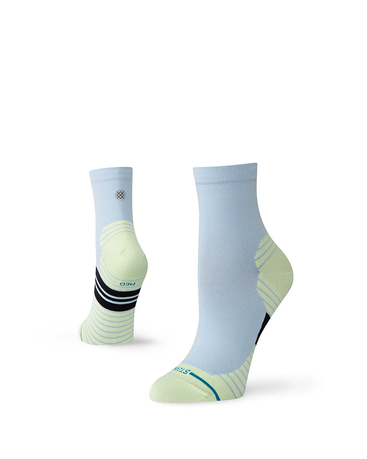 run socks quarter - ice blue