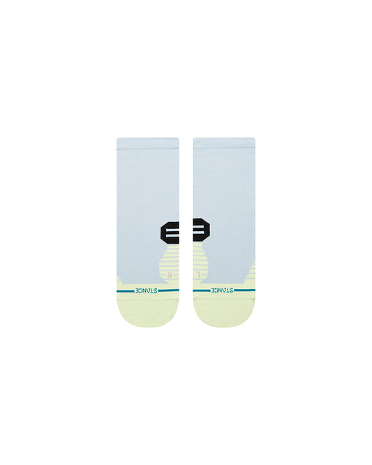 run socks quarter - ice blue