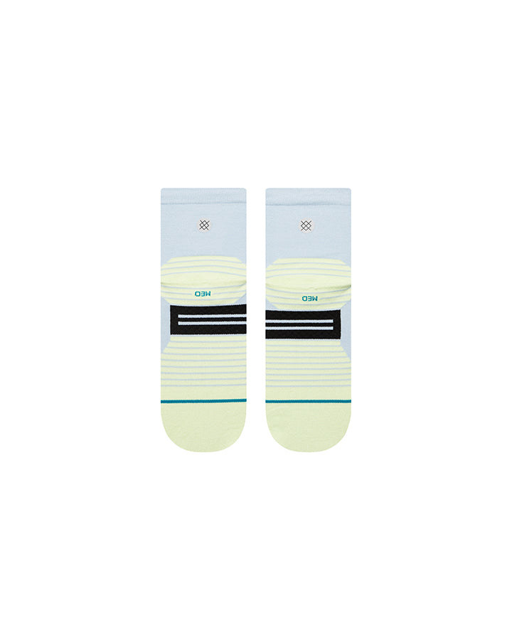 run socks quarter - ice blue