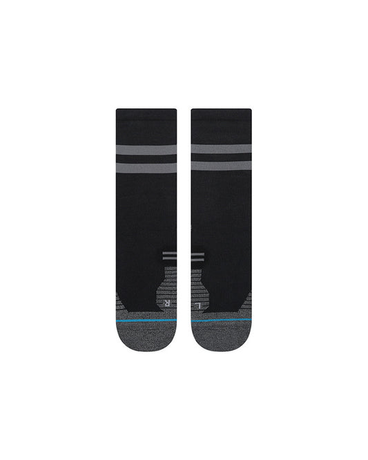 run socks crew - black