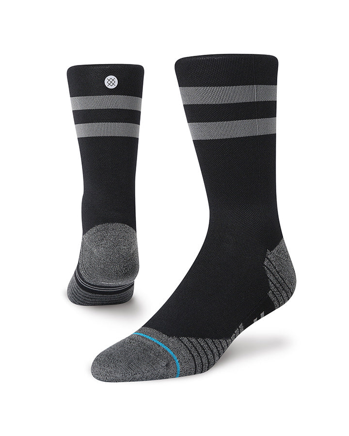 run socks crew - black