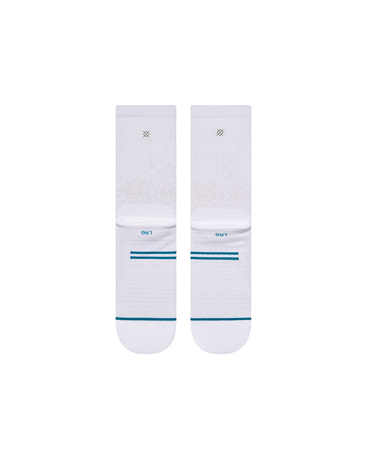 run socks crew - white